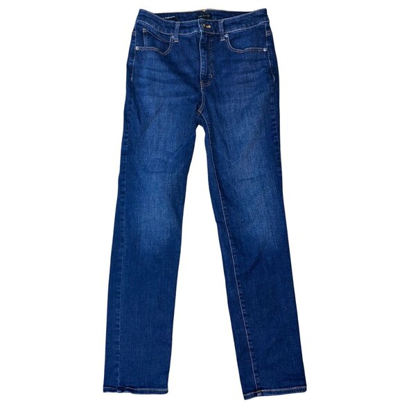 Talbots Flawless High-Rise Straight-Leg Jeans in Dark Wash size 6 - Picture 3 of 6